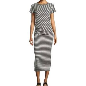 James Perse *SLEEVELESS* Tuck Maxi Dress
